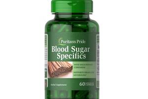 Комплекс для профилактики диабета Puritan's Pride Blood Sugar Specifics 60 Caps