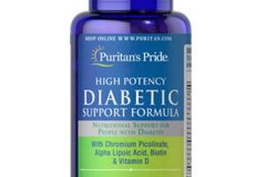 Комплекс для профилактики диабета Puritan's Pride Diabetic Support Formula 60 Caplets