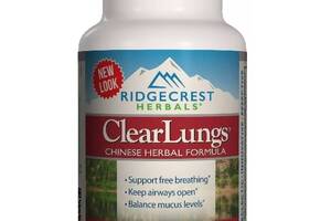 Комплекс для профилактики дыхательной системы RidgeCrest Herbals Clear Lungs 120 Veg Caps RCH136