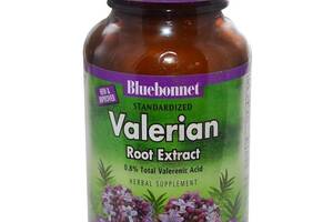 Комплекс для профилактики нервной системы Bluebonnet Nutrition Valerian Root Extract 60 Veg Caps