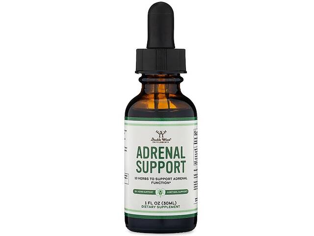 Комплекс для профилактики нервной системы Double Wood Supplements Adrenal Support Drops 30 ml /30 servings/