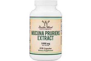 Комплекс для профилактики нервной системы Double Wood Supplements Mucuna Pruriens Extract 1000 mg (2 caps per serving...