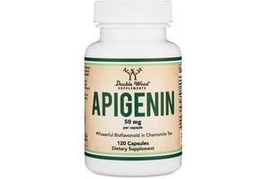 Комплекс для профилактики нервной системы Double Wood Supplements Apigenin 50 mg 120 Caps