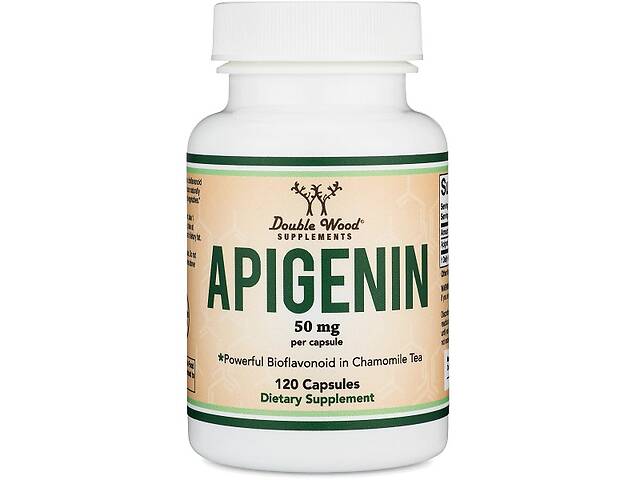 Комплекс для профилактики нервной системы Double Wood Supplements Apigenin 50 mg 120 Caps