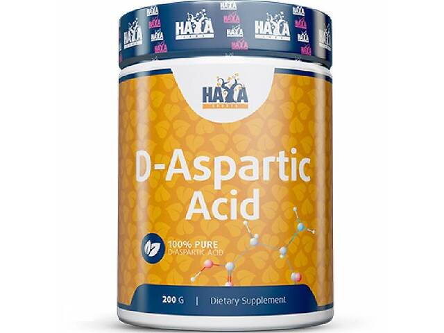Комплекс для профилактики нервной системы Haya Labs D-Aspartic Acid (Sports) 200 g /66 servings/ Unflavored
