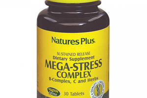 Комплекс для профилактики нервной системы Nature's Plus Mega-Stress Complex 30 Tabs