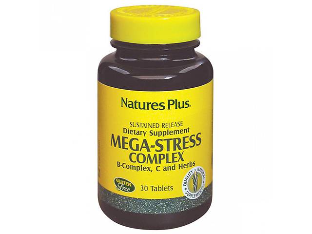 Комплекс для профилактики нервной системы Nature's Plus Mega-Stress Complex 30 Tabs