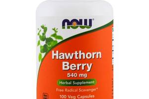 Комплекс для профилактики нервной системы NOW Foods Hawthorn Berry 540 mg 100 Veg Caps