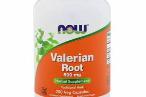 Комплекс для профилактики нервной системы NOW Foods Valerian Root 500 mg 250 Veg Caps