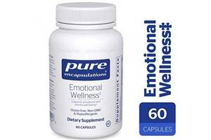 Комплекс для профилактики нервной системы Pure Encapsulations Emotional Wellness 60 Caps PE-01024