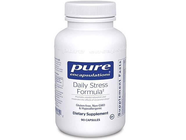 Комплекс для профилактики нервной системы Pure Encapsulations Daily Stress Formula 90 Caps PE-00945