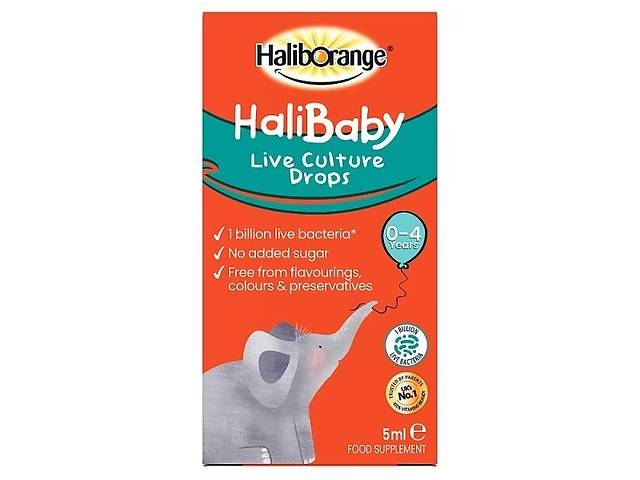 Комплекс для профилактики пищеварения у детей Haliborange Baby Live Culture 5 ml /15 servings/