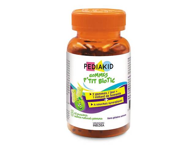 Комплекс для профилактики пищеварения у детей Pediakid Gommes Probiotiques 60 Gummies