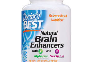 Комплекс для профилактики работы головного мозга Doctor's Best Natural Brain Enhancers wtih AlphaSize and SerinAid 60...