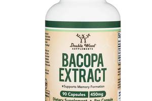 Комплекс для профилактики работы головного мозга Double Wood Bacopa Monnieri Extract 450 mg 90 Caps