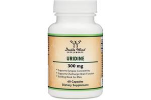 Комплекс для профилактики работы головного мозга Double Wood Supplements Uridine 300 mg 60 Caps