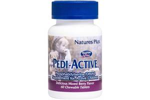 Комплекс для профилактики работы головного мозга Nature's Plus Pedi Active 60 Chewable Tabs NTP3000