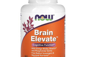Комплекс для профилактики работы головного мозга NOW Foods Brain Elevate 120 Veg Caps