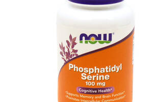 Комплекс для профилактики работы головного мозга NOW Foods Phosphatidyl Serine 100 mg 120 Veg Caps