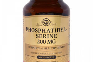 Комплекс для профилактики работы головного мозга Solgar Phosphatidyl-serine 200 mg 60 Caps