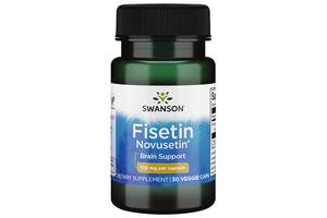 Комплекс для профилактики работы головного мозга Swanson Fisetin Novusetin 100 mg 30 Caps