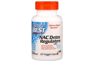 Комплекс для профилактики работы печени Doctor's Best NAC Detox Regulators 60 Veg Caps DRB-00279