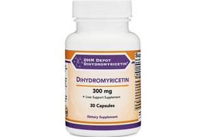 Комплекс для профилактики работы печени Double Wood Supplements DHM (Dihydromyricetin) 300 mg 30 Caps