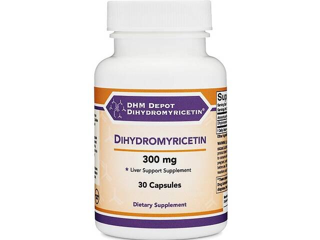 Комплекс для профилактики работы печени Double Wood Supplements DHM (Dihydromyricetin) 300 mg 30 Caps