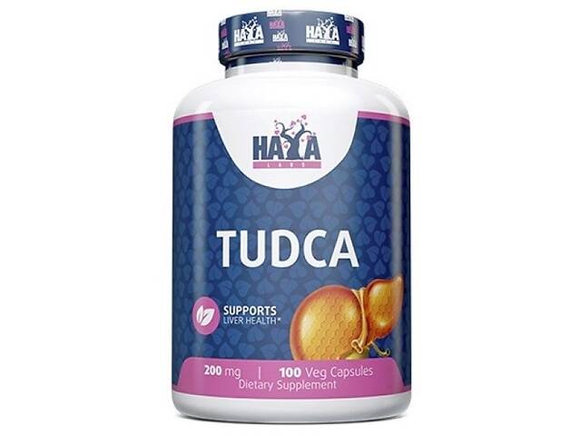 Комплекс для профилактики работы печени Haya Labs Tudca 200 mg 100 Veg Caps