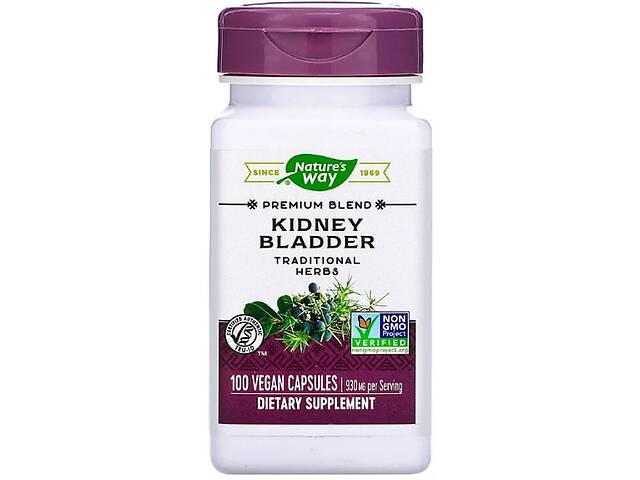 Комплекс для профилактики работы почек Nature's Way Kidney Bladder 930 mg 100 Veg Caps NWY00110