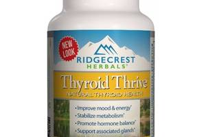 Комплекс для профилактики щитовидной железы RidgeCrest Herbals Thyroid Thrive 60 Veg Caps RCH191