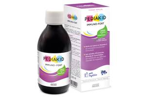 Комплекс для профилактики иммунной системы у детей Pediakid IMMUNO-FORT 250 ml /50 servings/ Blueberry