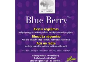 Комплекс для профилактики зрения New Nordic Blue Berry 60 Tabs