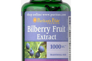 Комплекс для профилактики зрения Puritan's Pride Bilberry 1000 mg 180 Softgels