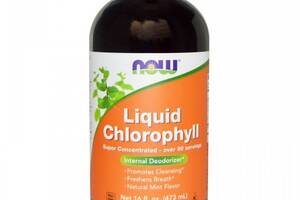 Комплекс для пищеварения NOW Foods Liquid Chlorophyll 473 ml Natural Mint Flavor