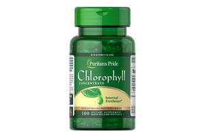 Комплекс для пищеварения Puritan's Pride Chlorophyll Concentrate 50 mg 100 Softgels