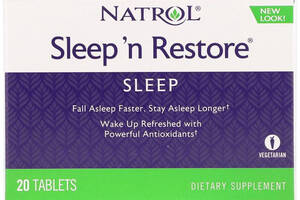 Комплекс для сна Natrol Sleep 'n Restore 20 Tabs