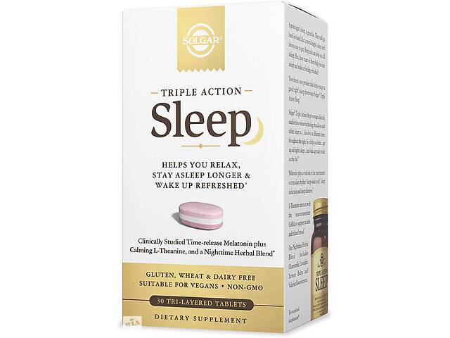 Комплекс для сна Solgar Triple Action Sleep 60 Tabs