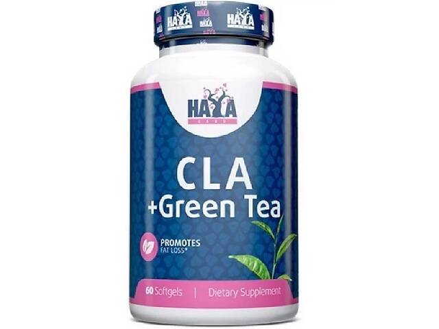 Комплекс для снижения веса Haya Labs CLA + Green Tea 60 Caps