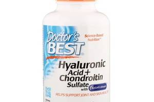 Комплекс для суставов Doctor's Best Hyaluronic Acid With Chondroitin Sulfate 180 Caps DRB-00228