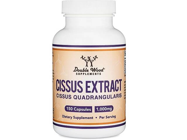 Комплекс для суставов Double Wood Supplements Cissus Quadrangularis Extract 1000 mg 2 caps per serving 150 Caps