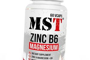 Комплекс для восстановления и сна Zinc Magnesium B6 MST 60вегкапс (08288009)