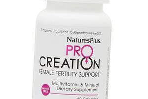 Комплекс для зачатия женщинам Pro Creation Female Nature's Plus 60капс (36375047)