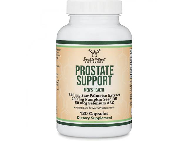 Комплекс для здоровья предстательной железы Double Wood Supplements Prostate Support Supplement 120 Caps