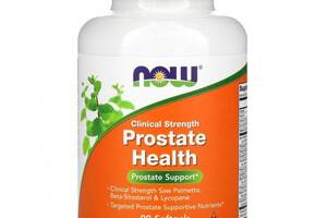 Комплекс для здоровья предстательной железы NOW Foods Prostate health 90 Softgels
