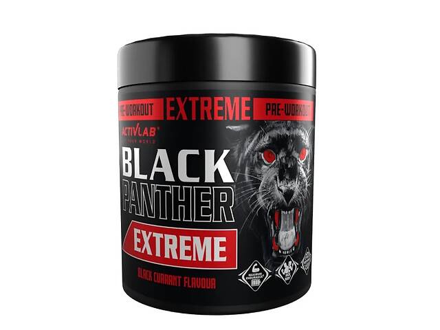 Комплекс до тренировки Activlab Black Panther Extreme 300 g /15 servings/ Black Currant