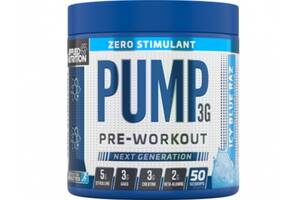 Комплекс до тренировки Applied Nutrition Pump 3g ZERO 375 g /25 servings/ Icy Blue Raz