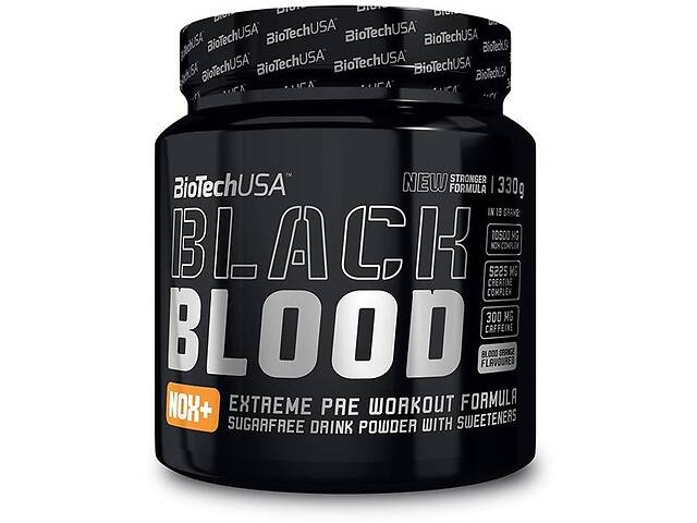Комплекс до тренировки BioTechUSA Black Blood NOX+ 330 g /17 servings/ Blood Orange