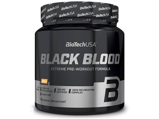 Комплекс до тренировки BioTechUSA Black Blood NOX+ 330 g /17 servings/ Tropical Fruit