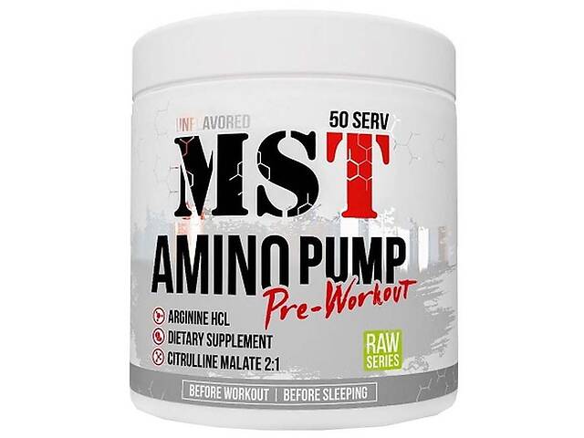 Комплекс до тренировки MST Nutrition Amino Pump 300 g /30 servings/ Unflavored